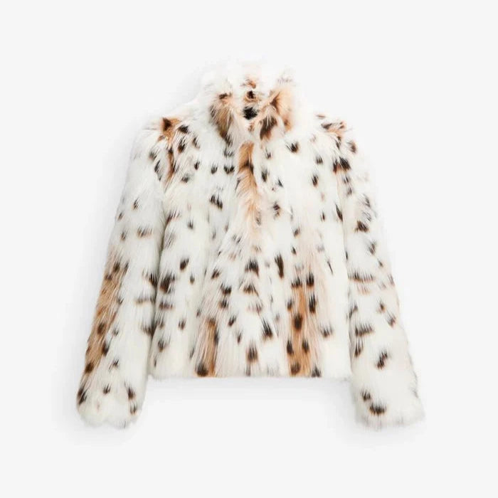 Leopard Faux Fur Jacket