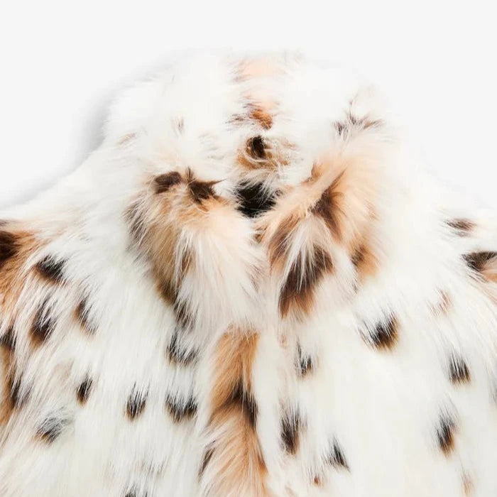 Leopard Faux Fur Jacket