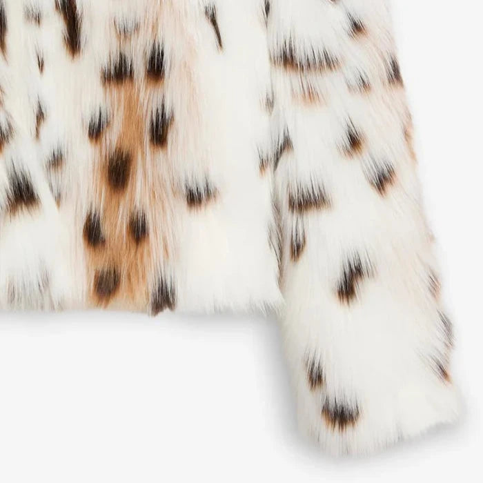 Leopard Faux Fur Jacket