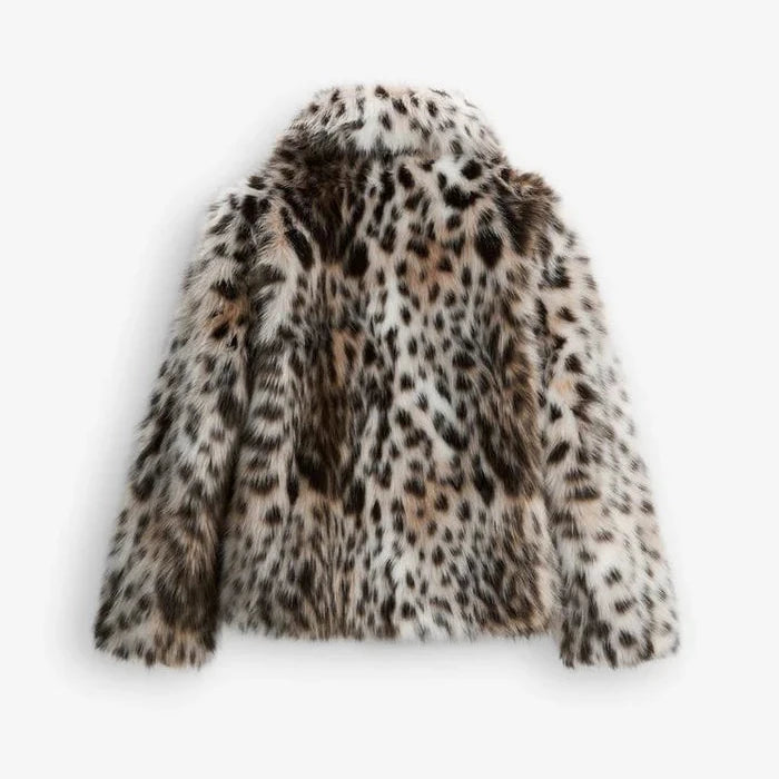 Leopard Faux Fur Jacket