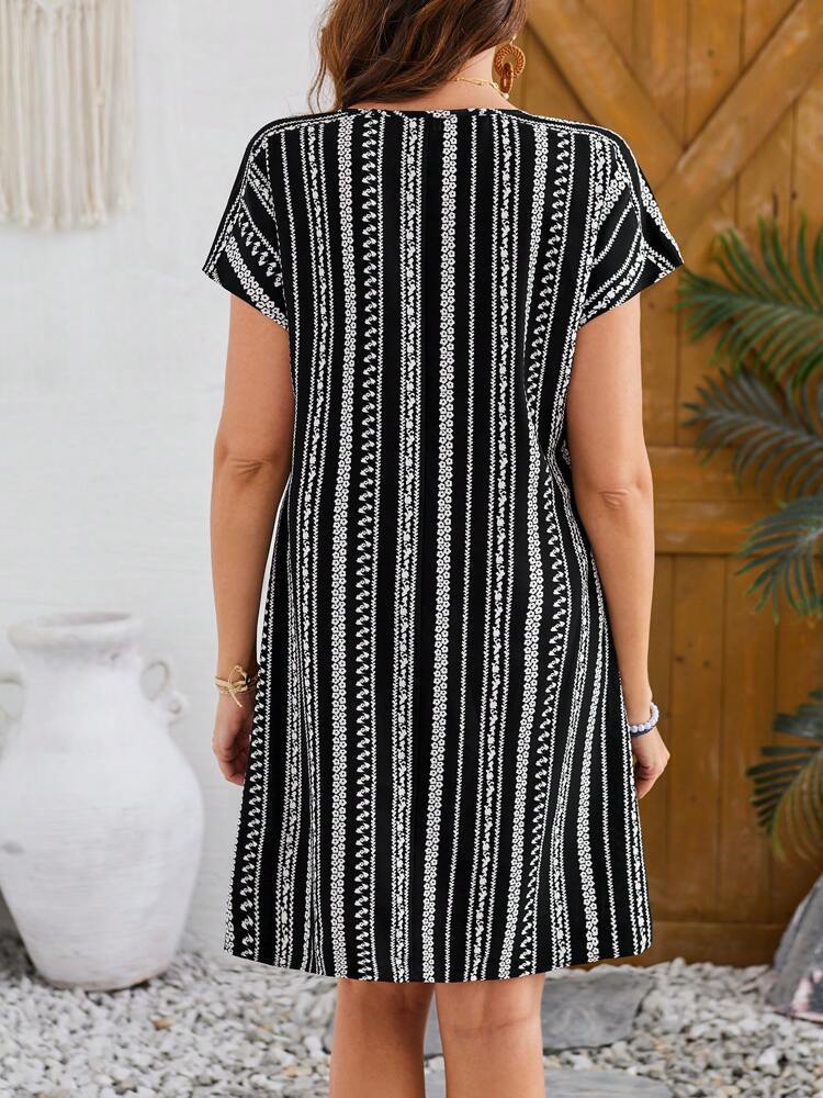 Sophia Boho Stripe Dress