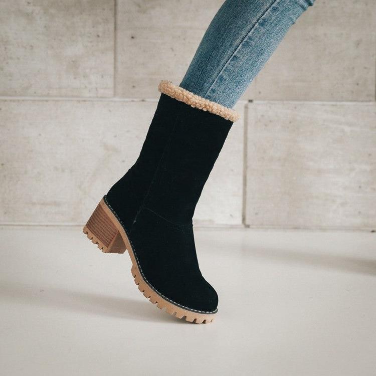 Sofia Faux Fur Ankle Boots