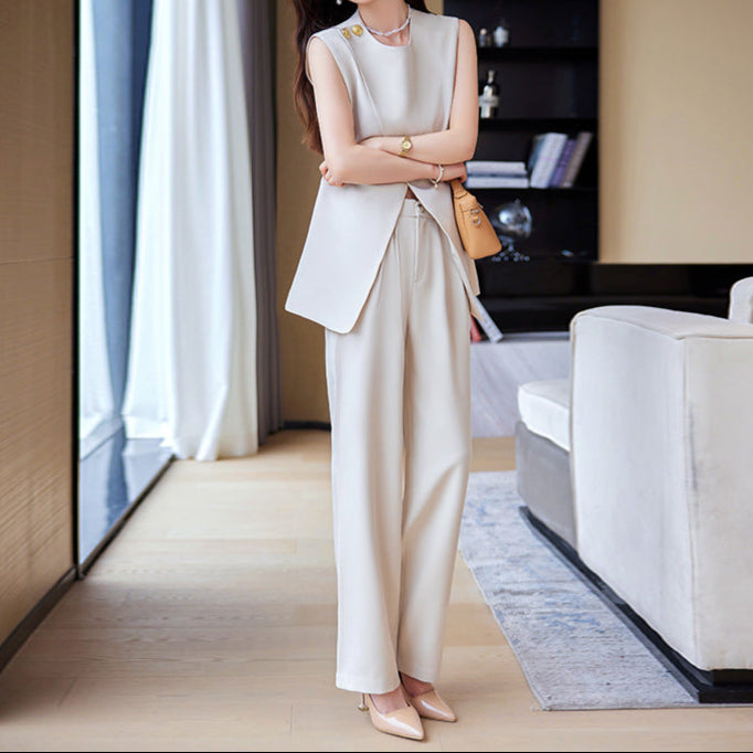 Naomi Belted Two-Piece Set