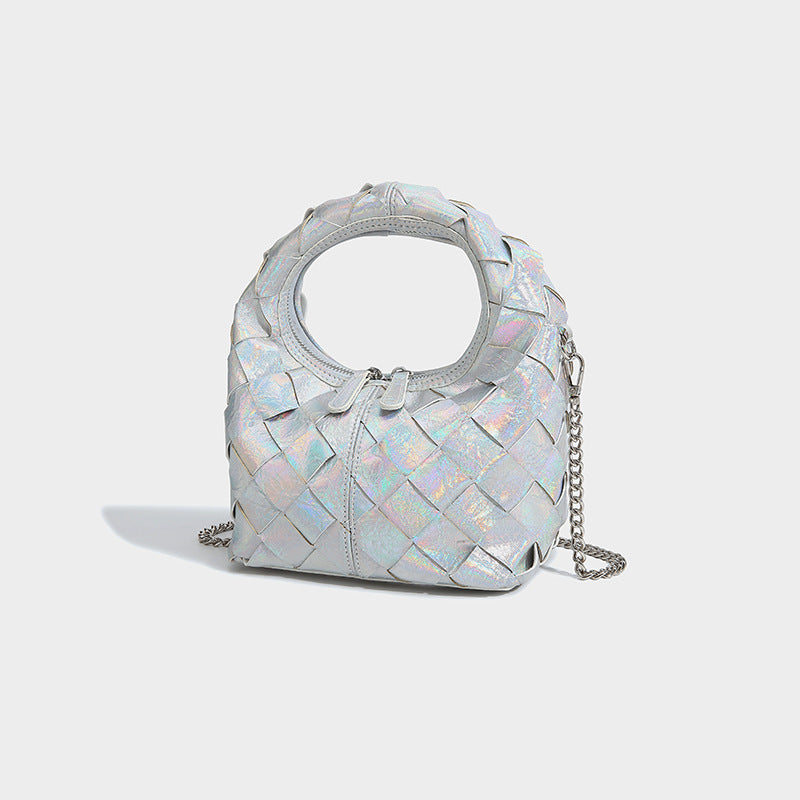 Ava Woven Leather Mini Bag