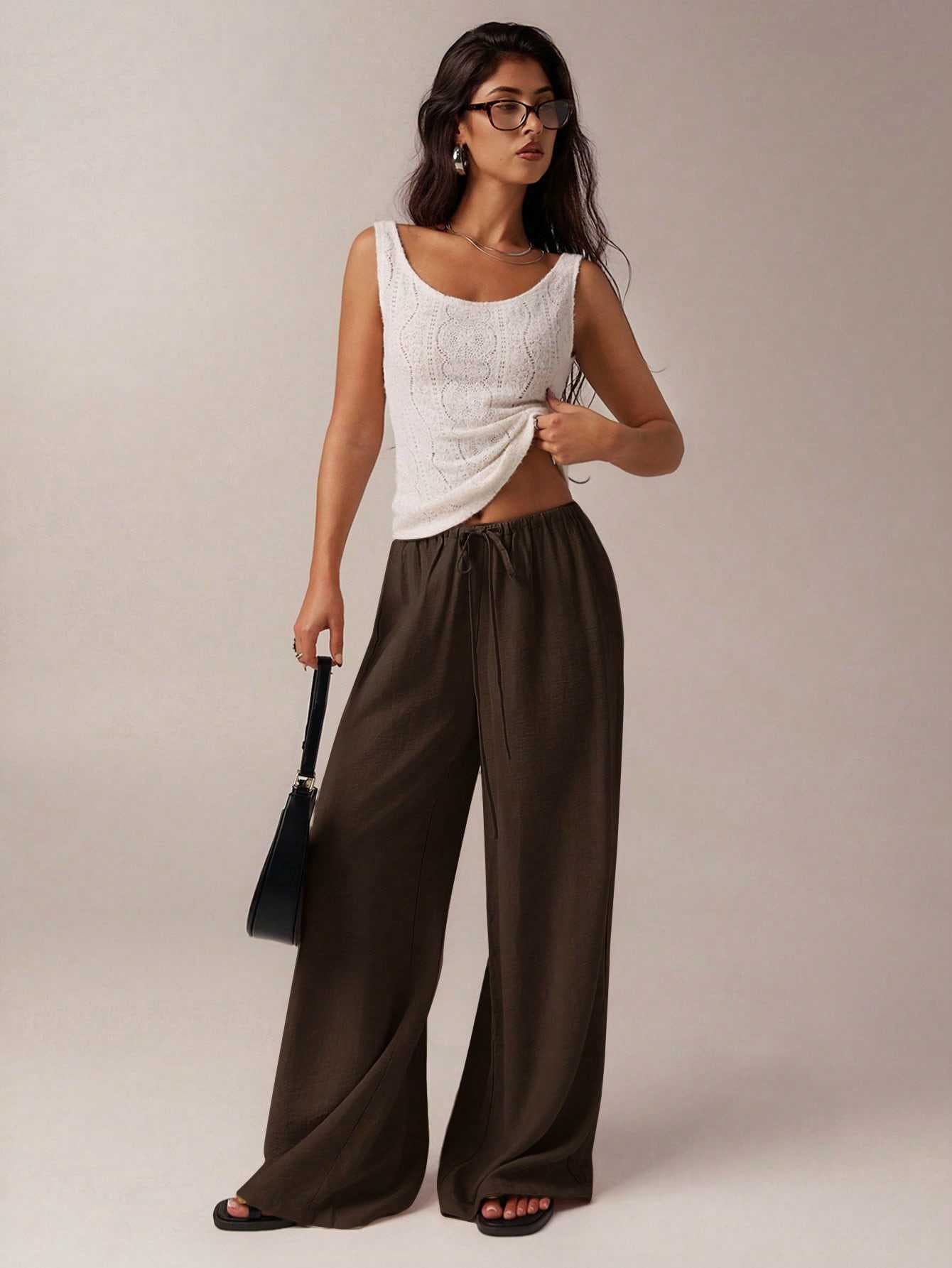 Women's Lightweight Wide Leg Pants
