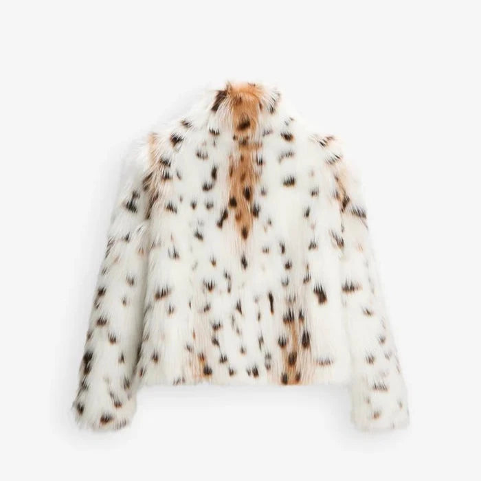 Leopard Faux Fur Jacket