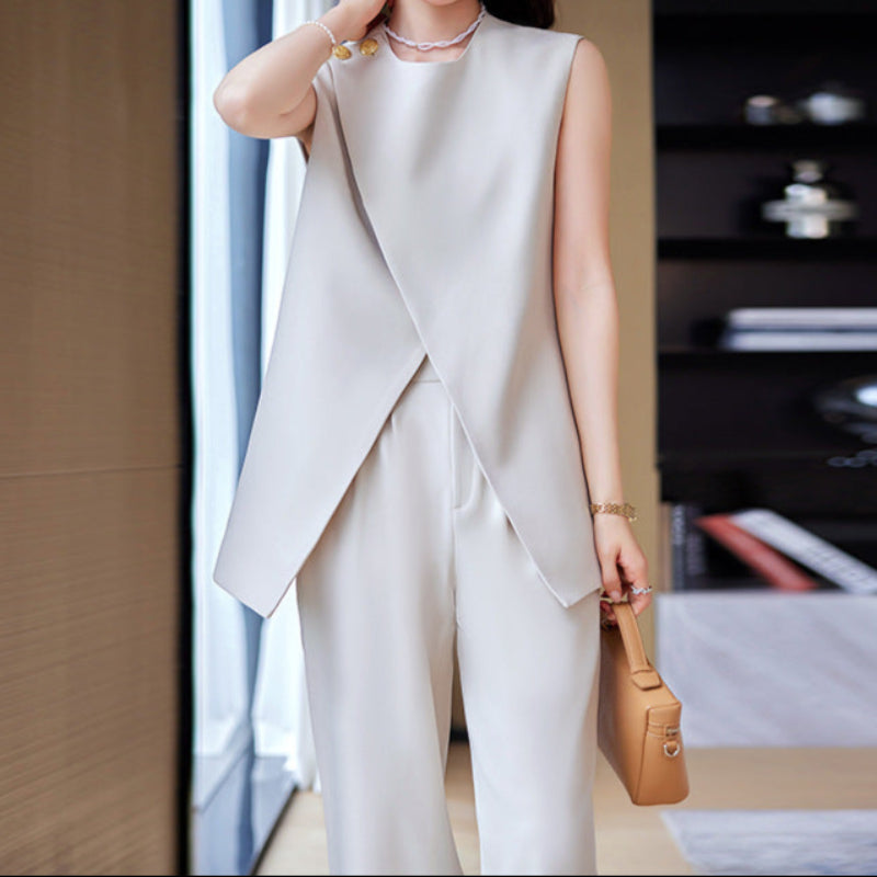 Naomi Belted Two-Piece Set