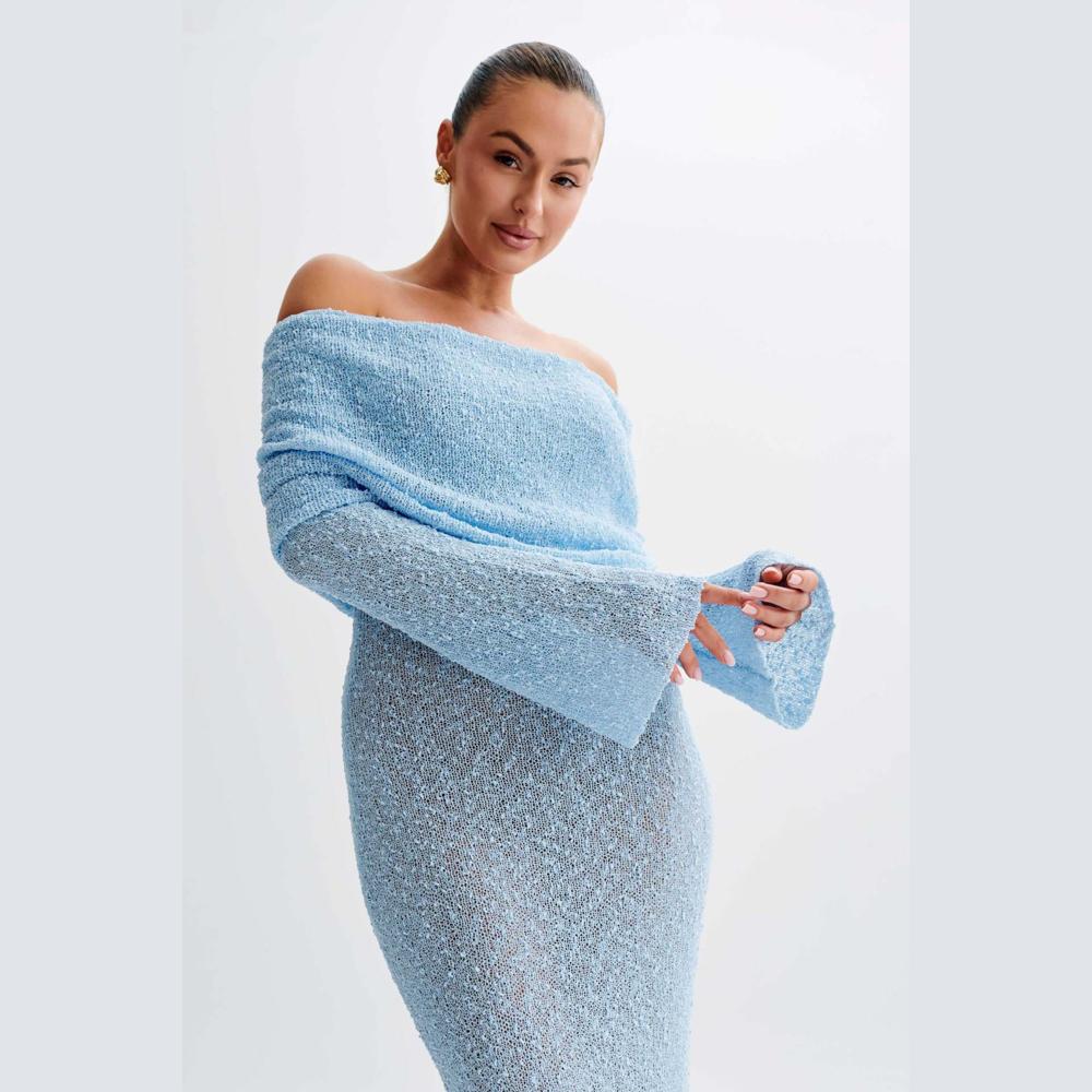 Hazel Off-Shoulder Knit Dress